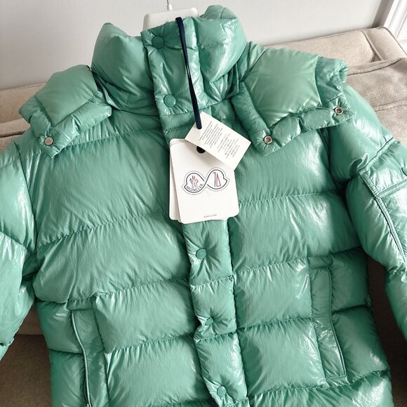BRAND NEW WITH TAG MONCLER JACKET, SIZE 1, MAYA, MINT COLOUR - Picture 9 of 14